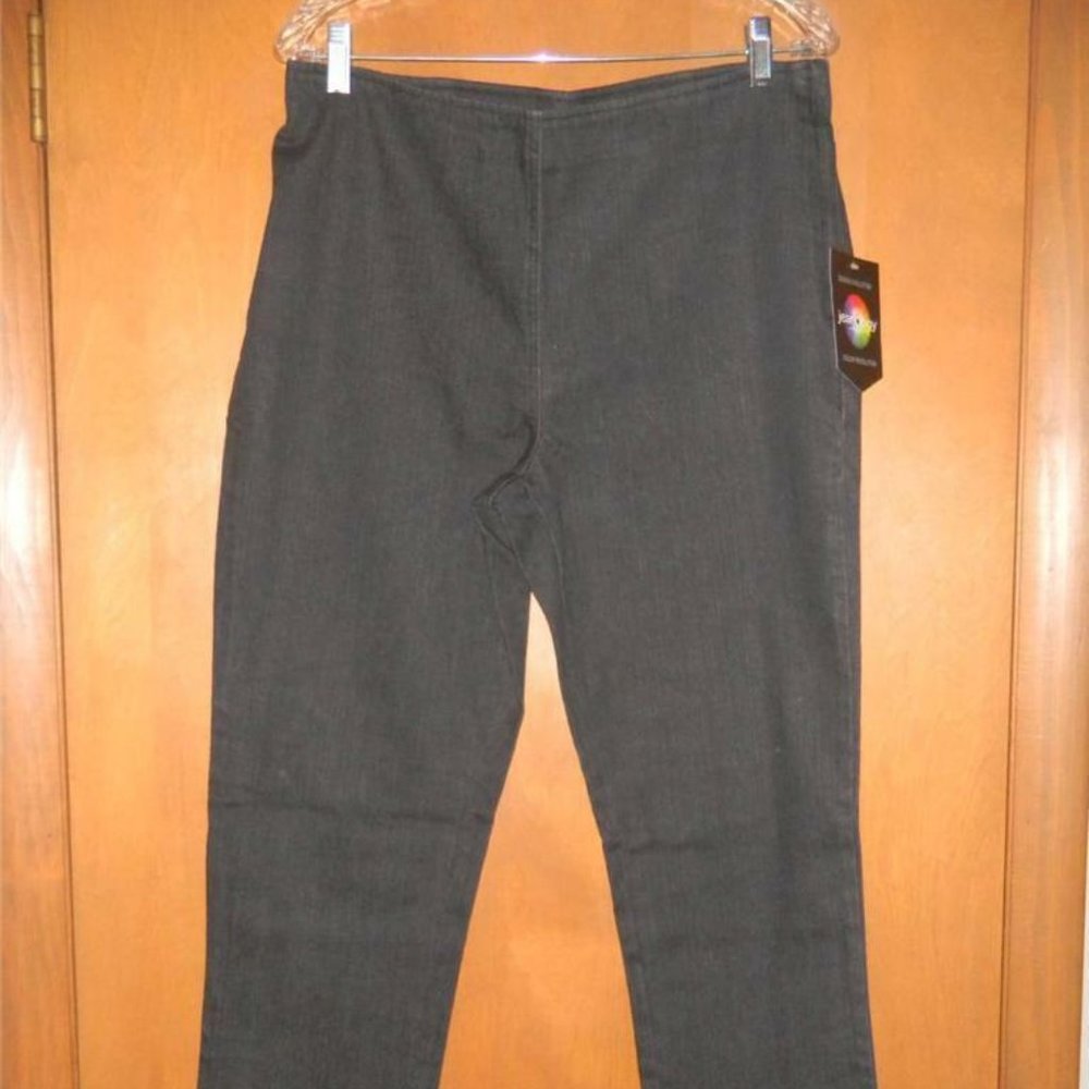 JEANOLOGY BLACK SKINNY JEANS IN MISSES 14 ~ NWT